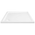 vidaXL Štvorcová sprchová vanička z ABS 90x90 cm