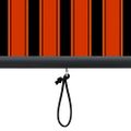 vidaXL Vonkajšia zatemňovacia roleta 120x250 cm oranžová a hnedá