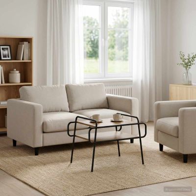 vidaXL Konferenčný stolík Dub artisan 70 x 50 x 51 cm Kompozitné drevo