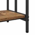 vidaXL Vešiak na oblečenie s poličkou Staré drevo 90 x 30 x 100,5 cm