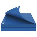 vidaXL Plachta s očkami Modrá 8 x 8 m 180 gsm PE