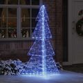 vidaXL Vianočný stromček 240 LED Modrá 180 cm Akryl