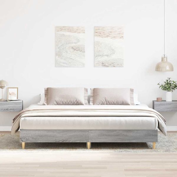vidaXL Posteľný rám bez matraca 200x200 cm kompozitné drevo