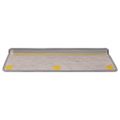 vidaXL Samolepiace nášľapy na schody Sisal 30 ks 65x21x4 cm strieborné