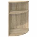 vidaXL Koncový stôl Sonoma dub 39,7 x 39,7 x 60 cm Kompozitné drevo