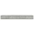 vidaXL Zásuvky pod posteľ Betónová šedá 160 x 36,5 x 16,5 cm