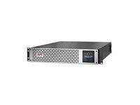 UPS (na montáž do regálu) - interaktívna linka, 8x IEC C13, 1x IEC C19, SmartConnect+SmartSlot, AVR, LCD, s kartou pre správu siete - AC 220/230/240 V - 2700 watt - 3000 VA - USB, serial, RJ-45 - výstupné konektory: 9 - 2U - čierna so strieborným predným rámom