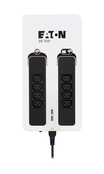 EATON UPS 3S 700IEC, 700VA, 420W, 1/1 fáze Záložní zdroj, 700VA, 420W, 1/1 fáze