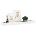 vidaXL Terasové nástenné police 2 ks dub a biele 60x15x4 cm MDF