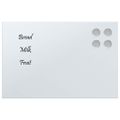 vidaXL Nástenná magnetická tabuľa biela 40x30 cm tvrdené sklo
