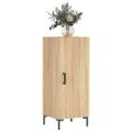 vidaXL Komoda dub sonoma 34,5x34x90 cm spracované drevo