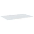 vidaXL Prídavné police 4ks, lesklé biele 80x50x1,5cm, kompozitné drevo
