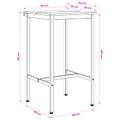 vidaXL Barový stôl 52 x 52 x 110 cm Kompozitné drevo Dub artisan