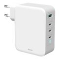 DELTACO USBC-GAN04, 3xType C/USB, Nabíjačka