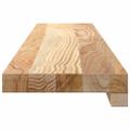 vidaXL Okenné parapety 2 ks Neošetrené 90x15x2 cm Masívne drevo Dub