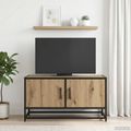 vidaXL TV skrinka 80 x 34,5 x 40 cm Dub artisan Kompozitné drevo