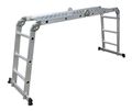 Hliníkový rebrík G21 GA-SZ-4x3-3,7M multifunkčné + podlážka