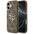 Puzdro Guess pre iPhone 17 HC 4G PU s veľkým klasickým logom 4G GD hnedé