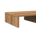 vidaXL Stojan na monitor dub artisian 50x27x10 cm kompozitné drevo
