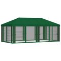 vidaXL Kryt altánku s bočnými stenami 6 x 3 m Zelená Polyester 190 gsm