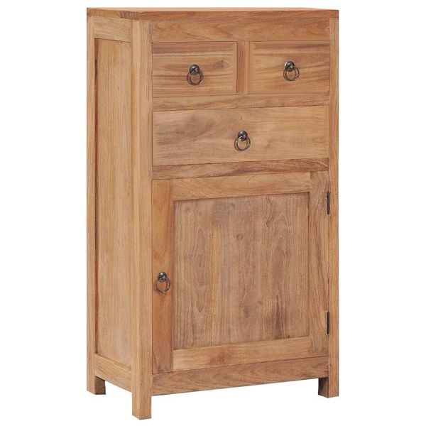 vidaXL Komoda 50x30x90 cm masívne teakové drevo