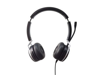 Grandstream GUV3005/Stereo/USB/Drôt/Čierna-strieborná
