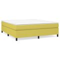 vidaXL Boxspring posteľ s matracom zelená 160x200 cm látka