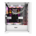 Počítačová skriňa Darkflash DRX70 MESH + 4 RGB ventilátory (biela)