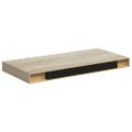 vidaXL Plávajúce nástenné police 2 ks, dubové 50x23,5x3,8 cm, MDF