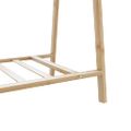 vidaXL Vešiak na oblečenie s policami 132x45,5x150,5 cm bambus