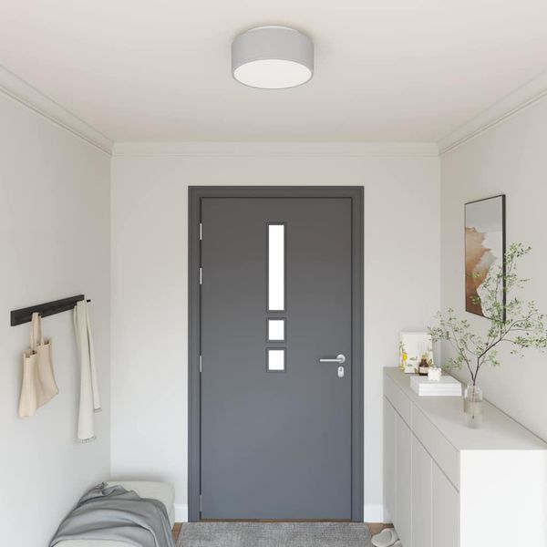 vidaXL Stropná lampa so bodmi Sivá 30 x 30 x 13,5 cm látka
