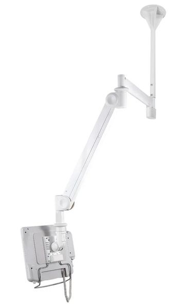 Neomounts  FPMA-HAC100 / Medical Flat Screen Ceiling Mount (162 cm long/170 cm high) box 1/2 / White Držák, VESA, stropní, pro LCD a TV, úhloprícka 10"-24", 3 otocné body, náklon 55°, otácení 370°, nosnost 6kg, hliník, bílý