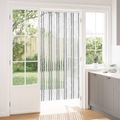 vidaXL Záves proti hmyzu z chenille Šedý a biely 90 x 200 cm 100% PP