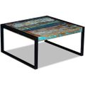 vidaXL Konferenčný stolík, recyklovaný masív 80x80x40 cm