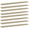 vidaXL Prídavné police 8 ks, dub sonoma 80x10x1,5 cm, drevotrieska