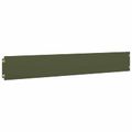 vidaXL Obrubník trávnika 30 ks 15 x 103 cm Oceľ Olivovo zelená