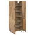 vidaXL Highboard 2 ks Remeselný dub 69,5 x 34 x 180 cm