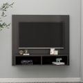 vidaXL Nástenná TV skrinka lesklá sivá 102x23,5x90 cm spracované drevo