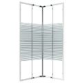 vidaXL Sprchový kút ESG 80x70x180 cm
