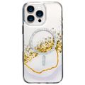 Puzdro Epoxy Mag pre iPhone 12 / 12 Pro 6,1" biele