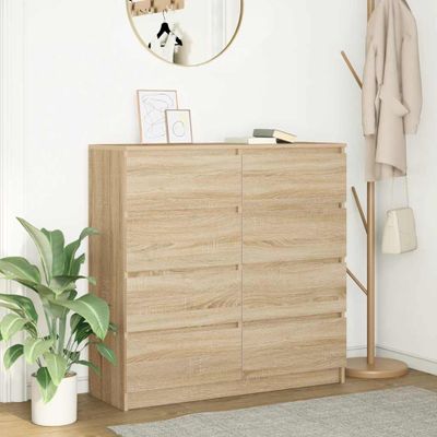 VidaXL Príborník Dub Sonoma 100x35x99 cm Engineered Wood