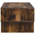 vidaXL Konferenčný stolík Dymová dub 80 x 46 x 35 cm Kompozitné drevo