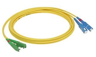 Patchcord FO duplex E2000/APC-SC/UPC 9/125um SM 10m, OS2