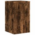 vidaXL Stojany na rastliny 2 ks dymový dub 30x30x50cm kompozitné drevo