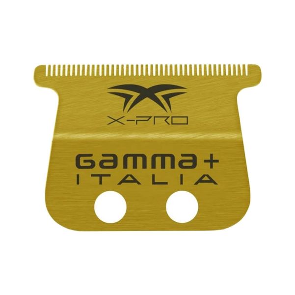 Strihacia hlavica pre kontúrovacie strojčeky GAMMA PIÚ Fixed wide X-PRO blade Gold titanium