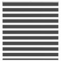 vidaXL Zebra roleta čierna 140x100 cm šírka látky 135,9cm polyester