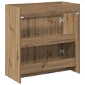 vidaXL Skriňa pod umývadlo do kúpeľne Dub artisan 78,5 x 37,5 x 81 cm