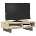vidaXL Stojan na monitor dub sonoma 50x27x15 cm kompozitné drevo