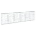 vidaXL Gabiónový kôš s krytom 600x50x150 cm pozinkované železo
