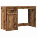 vidaXL Stôl Staré drevo 50 x 115 x 75 cm Kompozitné drevo